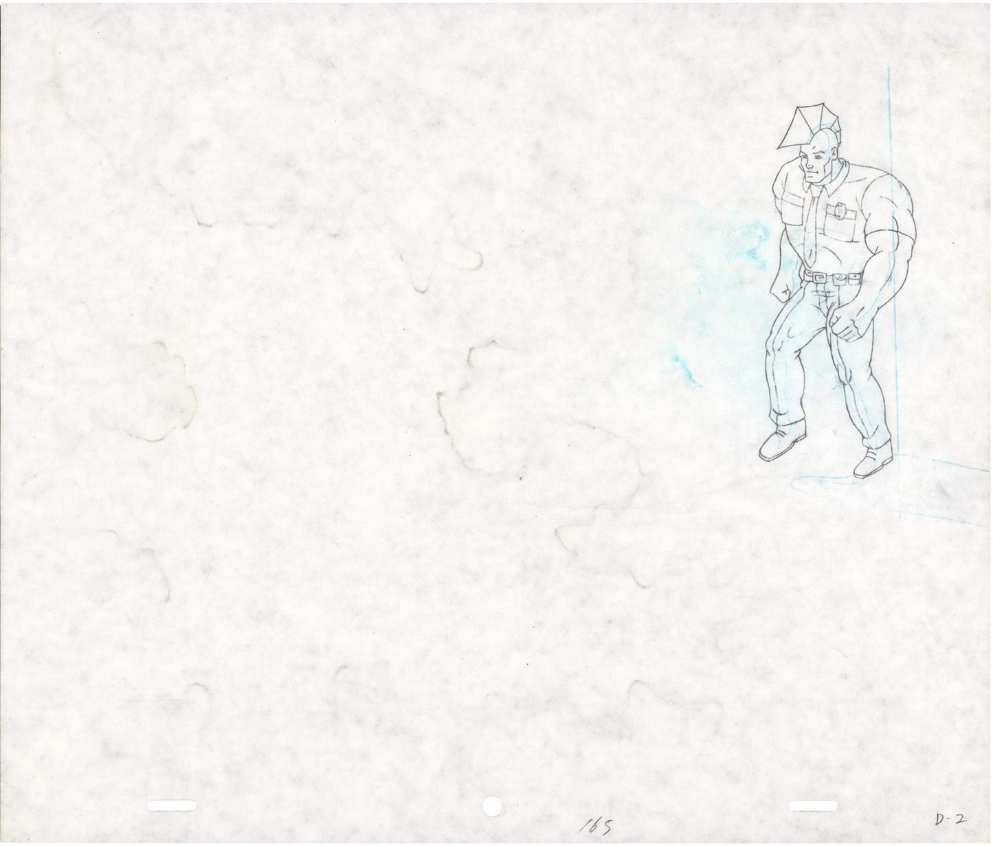 Savage Dragon Production Animation Cel and drawing Universal 1995-6 d2