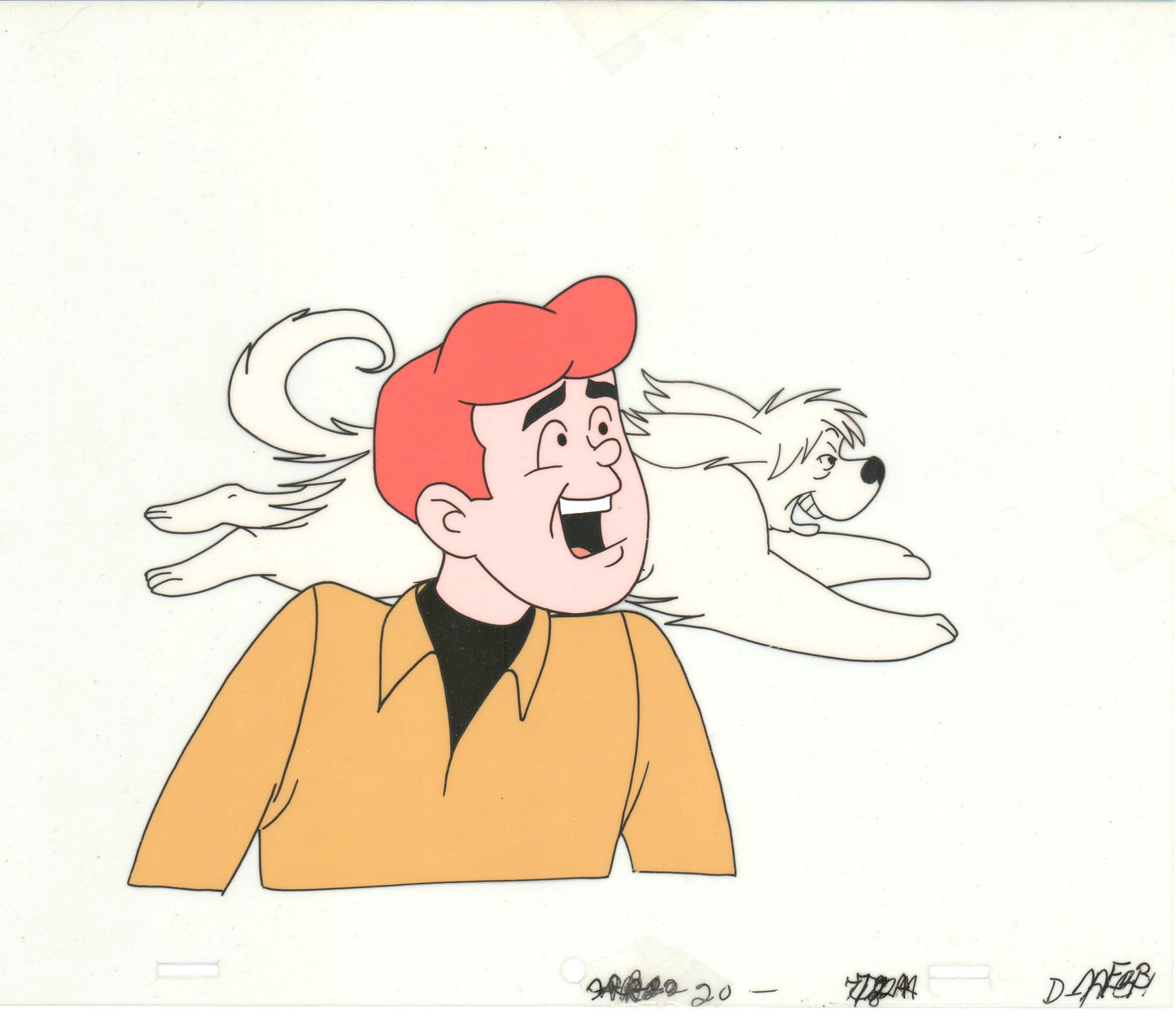 Archie Production Animation Art Cel Setup from Filmation 1968-1969 b2003