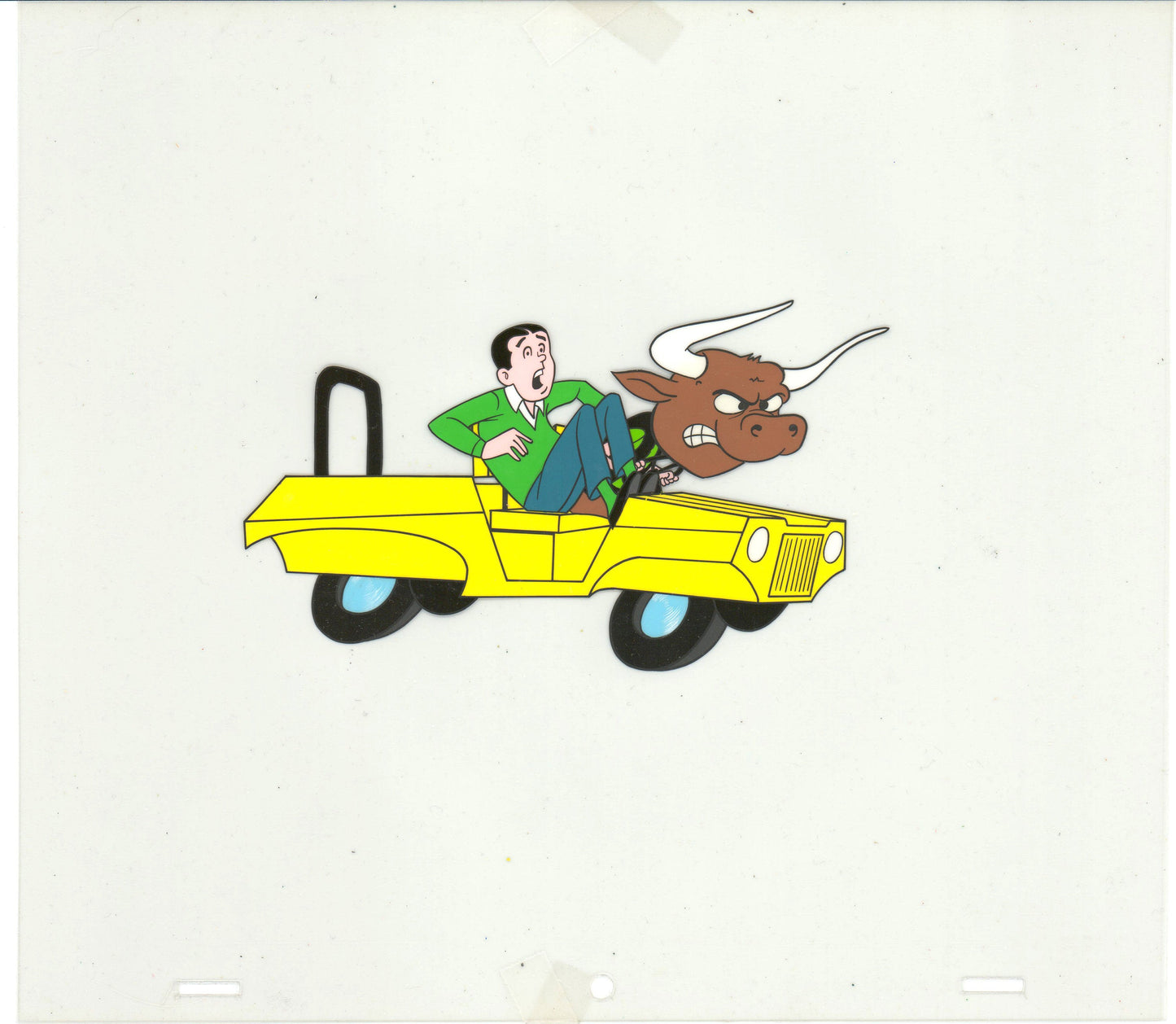 Archie Production Animation Art Cel Setup from Filmation 1968-1969 b2025
