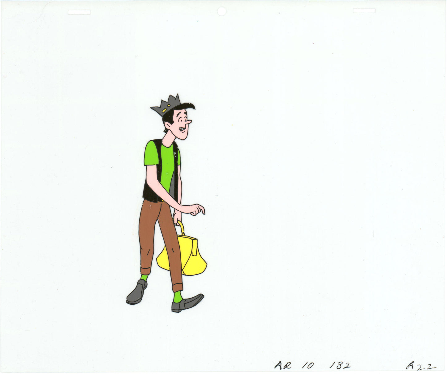 Archie Production Animation Art Cel Setup from Filmation 1968-1969 b2061
