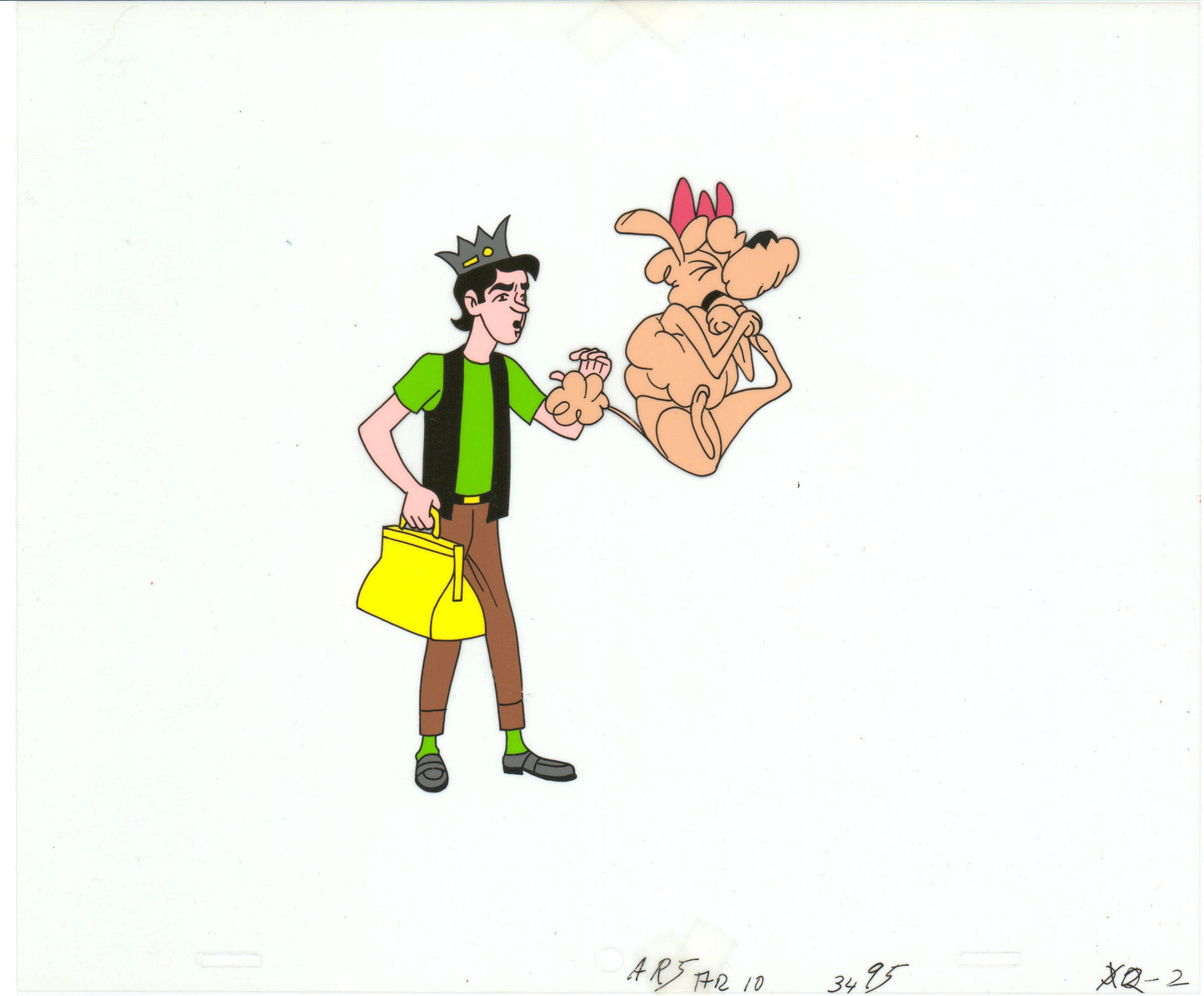 Archie Production Animation Art Cel Setup from Filmation 1968-1969 b2065