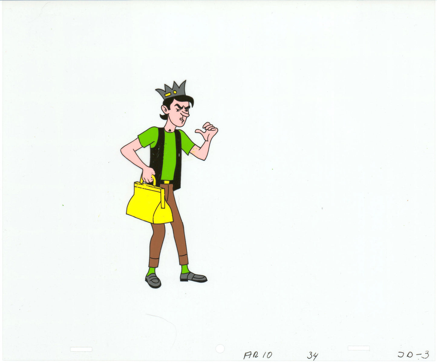 Archie Production Animation Art Cel Setup from Filmation 1968-1969 b2077