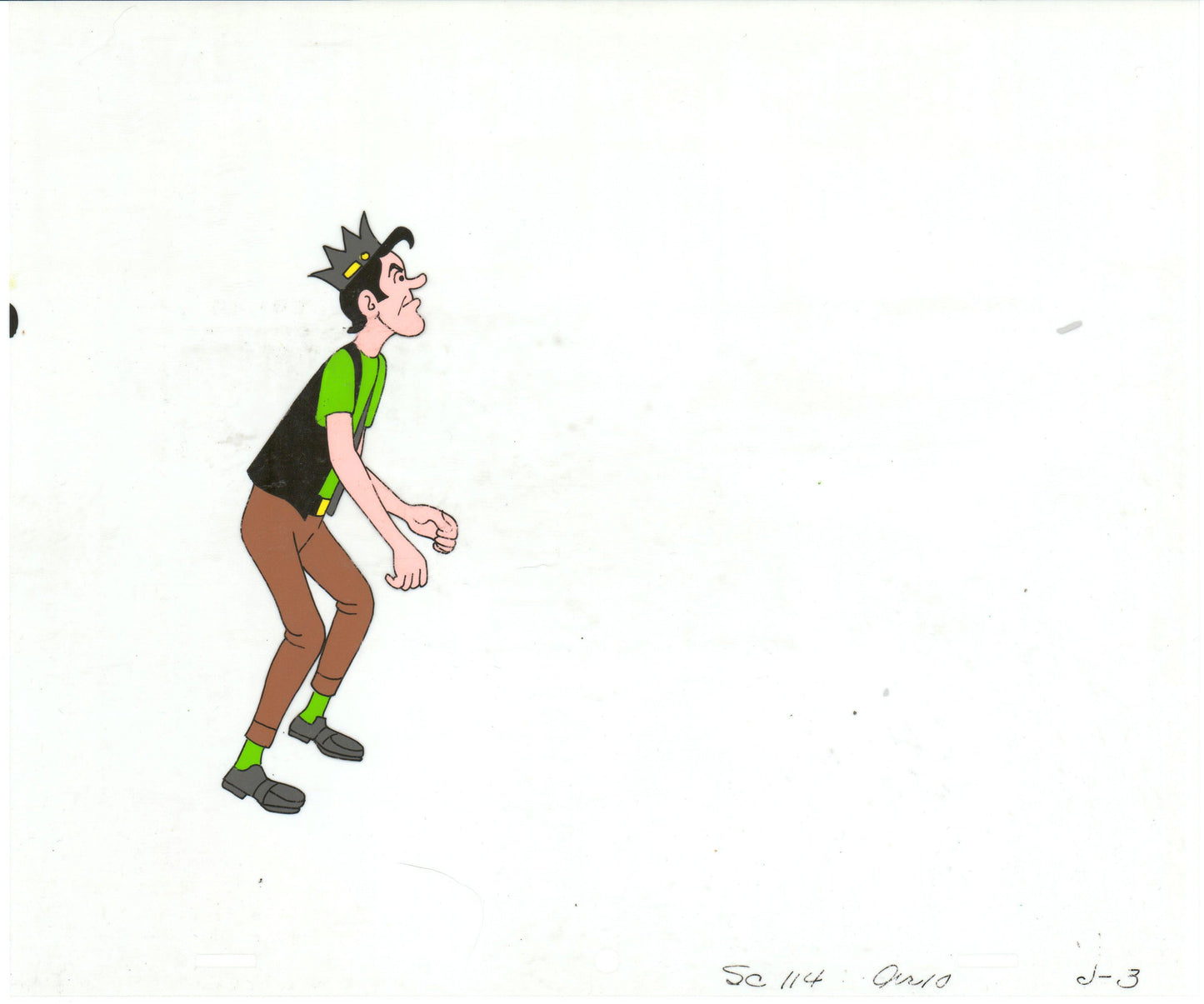 Archie Production Animation Art Cel Setup from Filmation 1968-1969 b2078