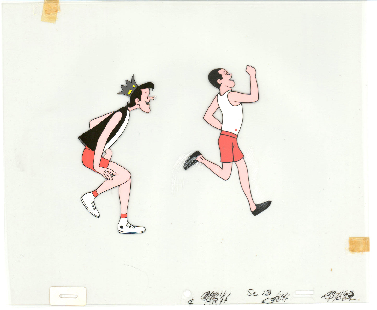 Archie Production Animation Art Cel Setup from Filmation 1968-1969 b2095