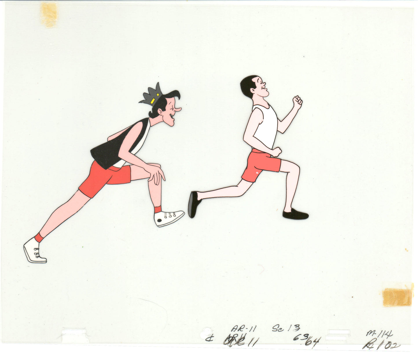 Archie Production Animation Art Cel Setup from Filmation 1968-1969 b2097