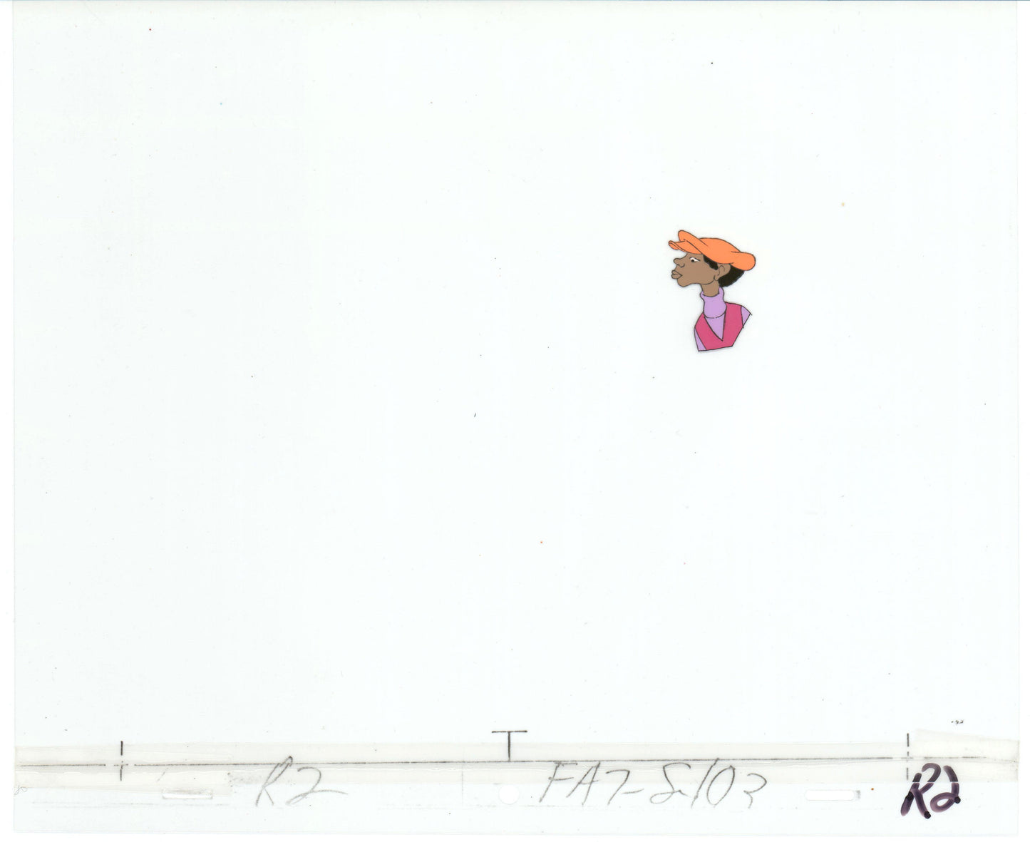 Fat Albert & the Gang Production Animation Cel Used to Make the Filmation Cartoon 1972-75 b2002