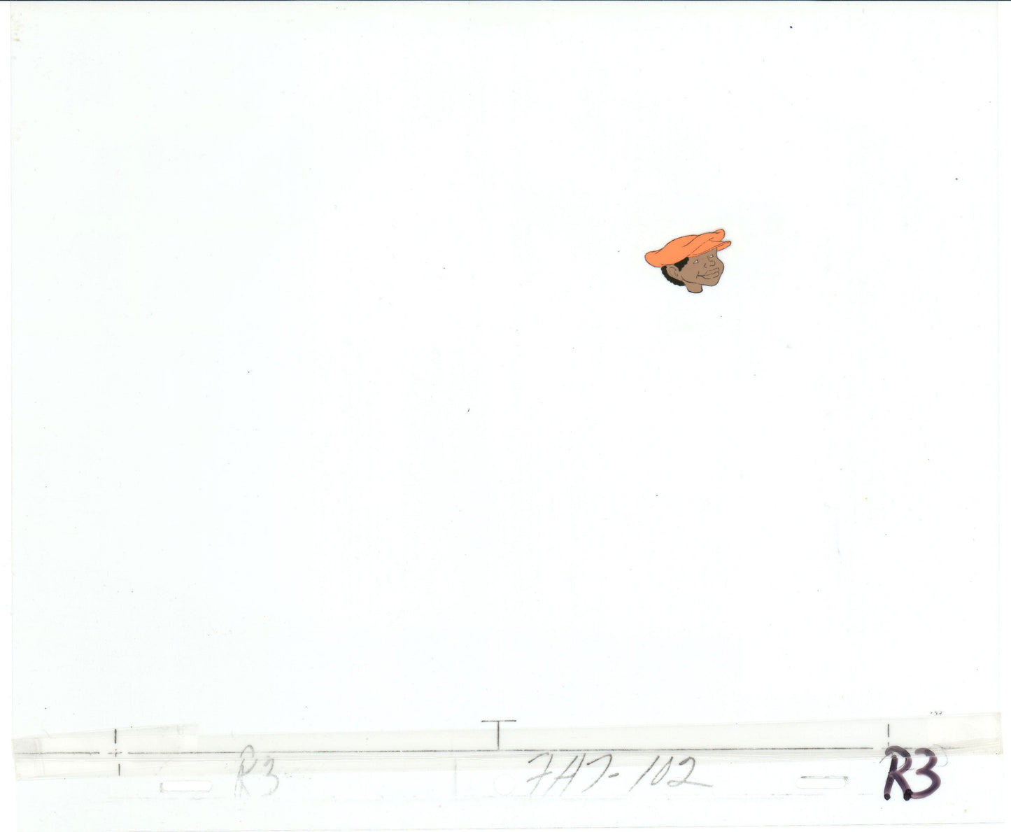 Fat Albert & the Gang Production Animation Cel Used to Make the Filmation Cartoon 1972-75 b2022