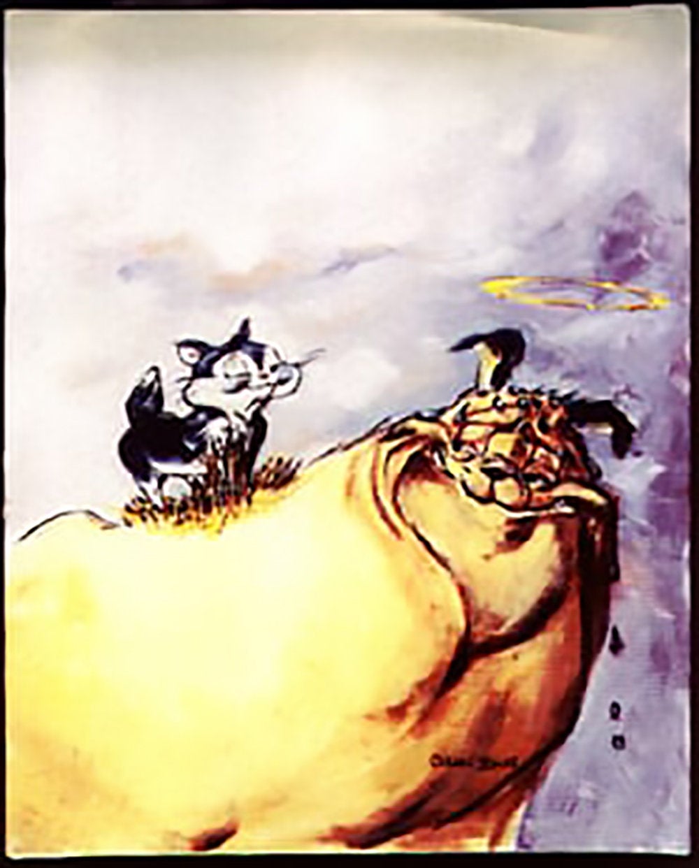 CHUCK JONES All You Knead is Love Marc Anthony and Kitty Warner Brothers Canvas Giclee Limited Edition of 400 SML