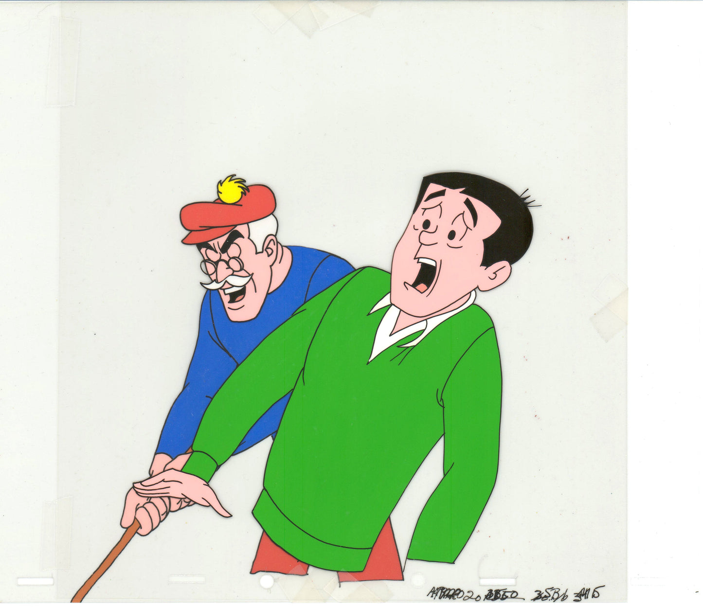 Archie Production Animation Art Cel Setup from Filmation 1968-1969 b2010