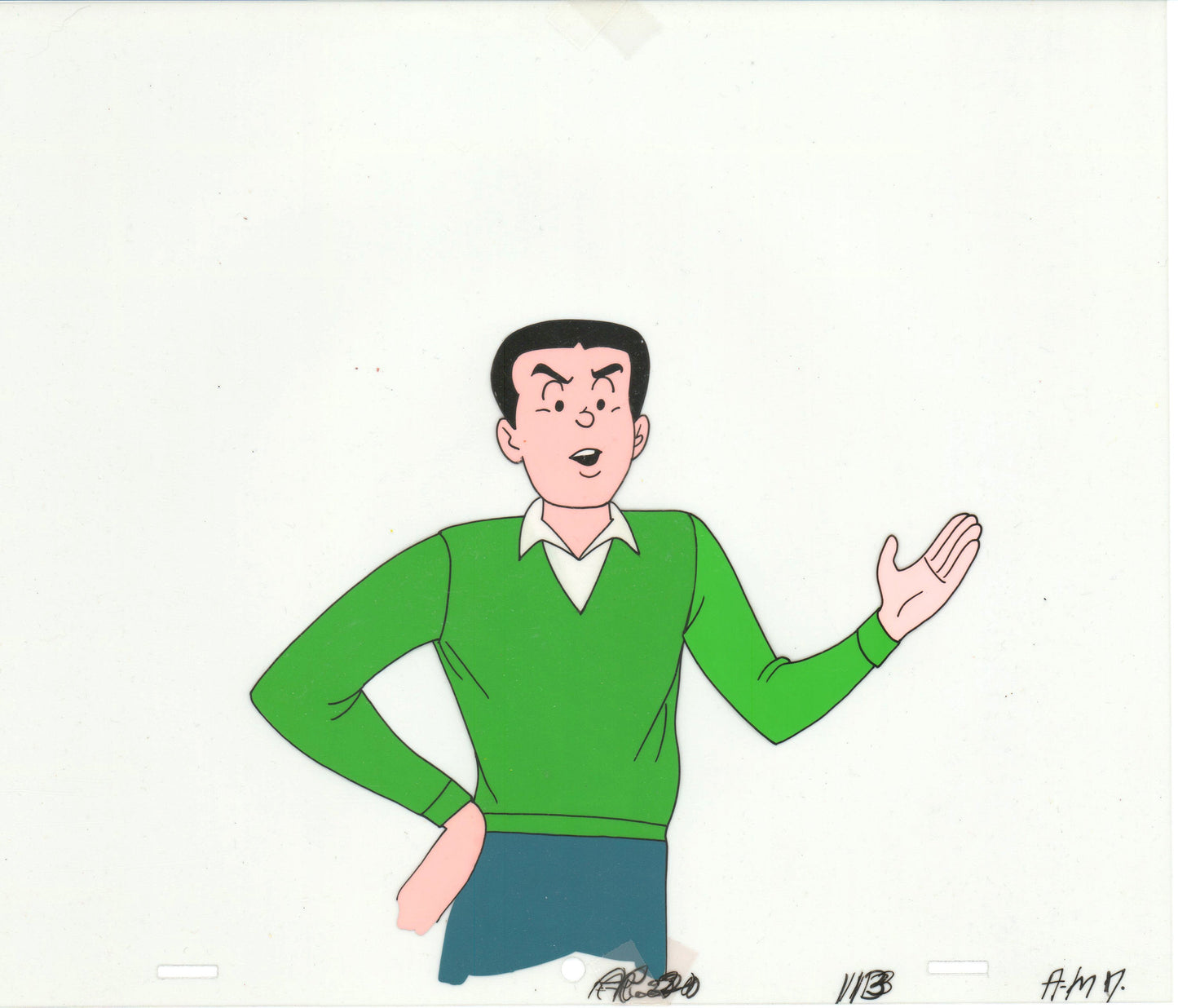 Archie Production Animation Art Cel Setup from Filmation 1968-1969 b2012