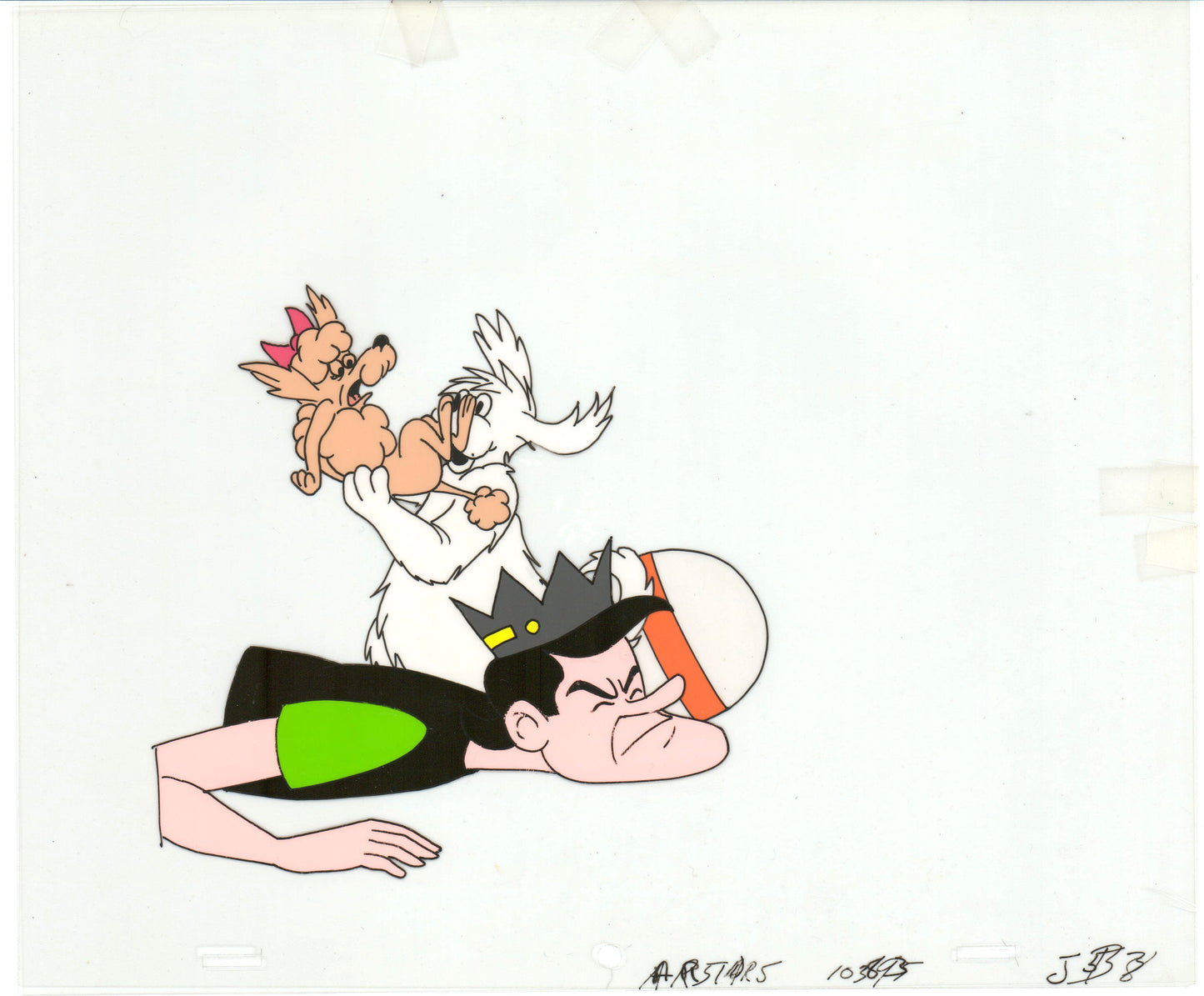 Archie Production Animation Art Cel Setup from Filmation 1968-1969 b2037