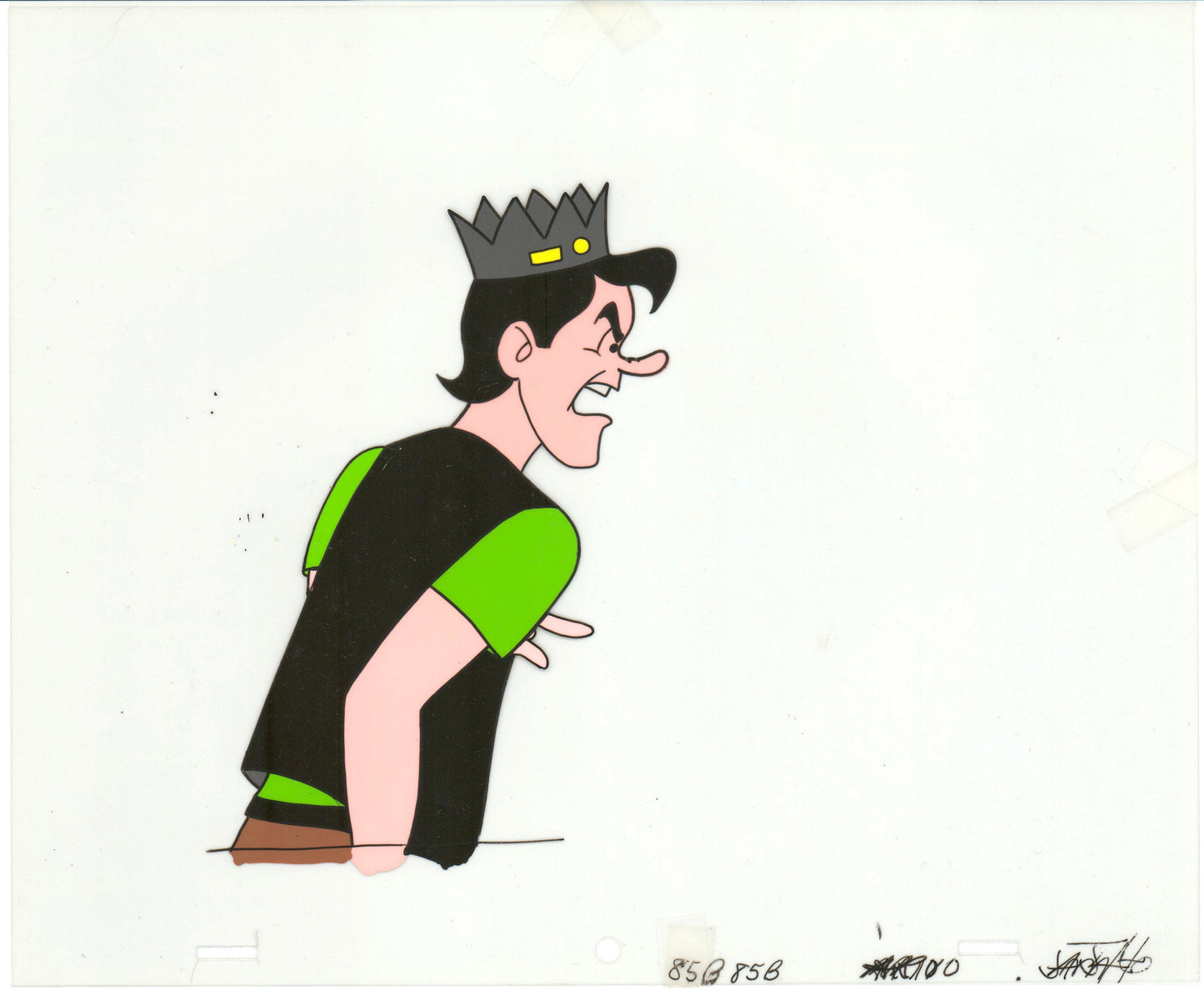 Archie Production Animation Art Cel Setup from Filmation 1968-1969 b2042