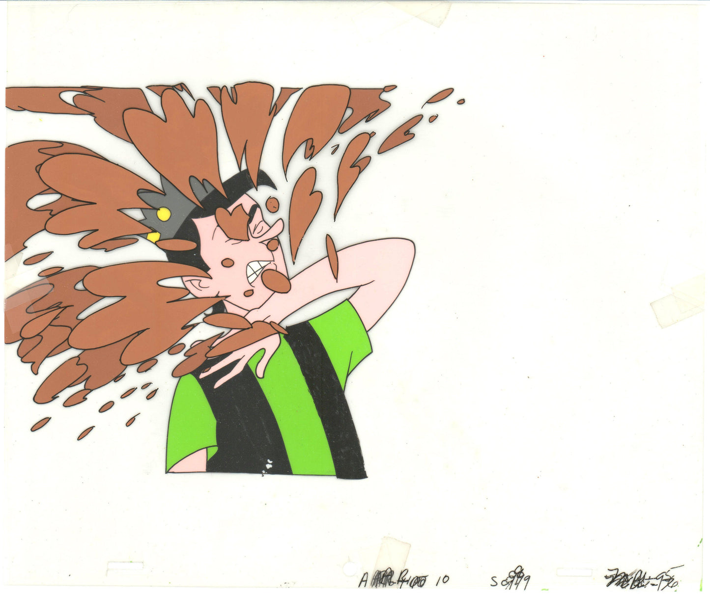 Archie Production Animation Art Cel Setup from Filmation 1968-1969 b2046