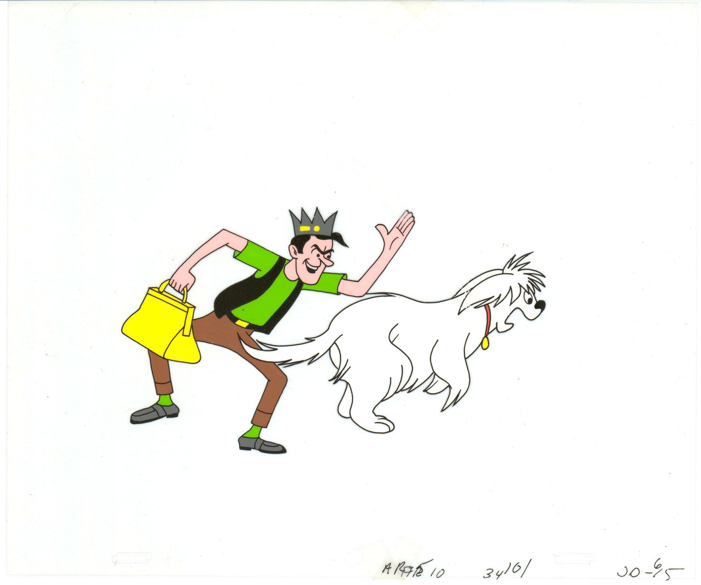 Archie Production Animation Art Cel Setup from Filmation 1968-1969 b2069