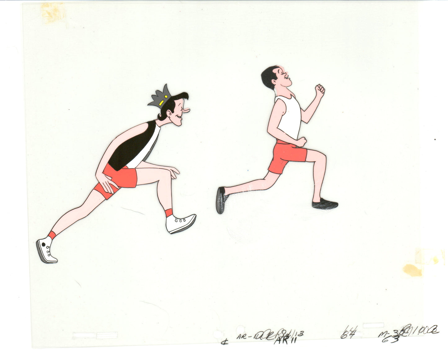 Archie Production Animation Art Cel Setup from Filmation 1968-1969 b2093