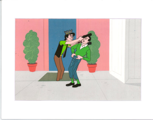 Archie Production Animation Art Cel Setup from Filmation 1968-1969 b2099