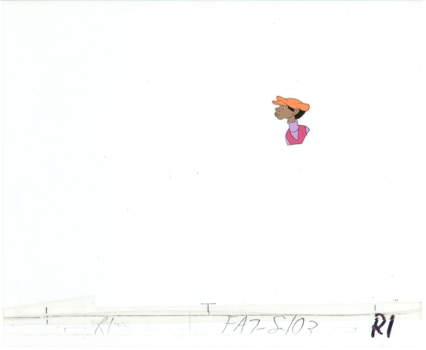 Fat Albert & the Gang Production Animation Cel Used to Make the Filmation Cartoon 1972-75 b2001