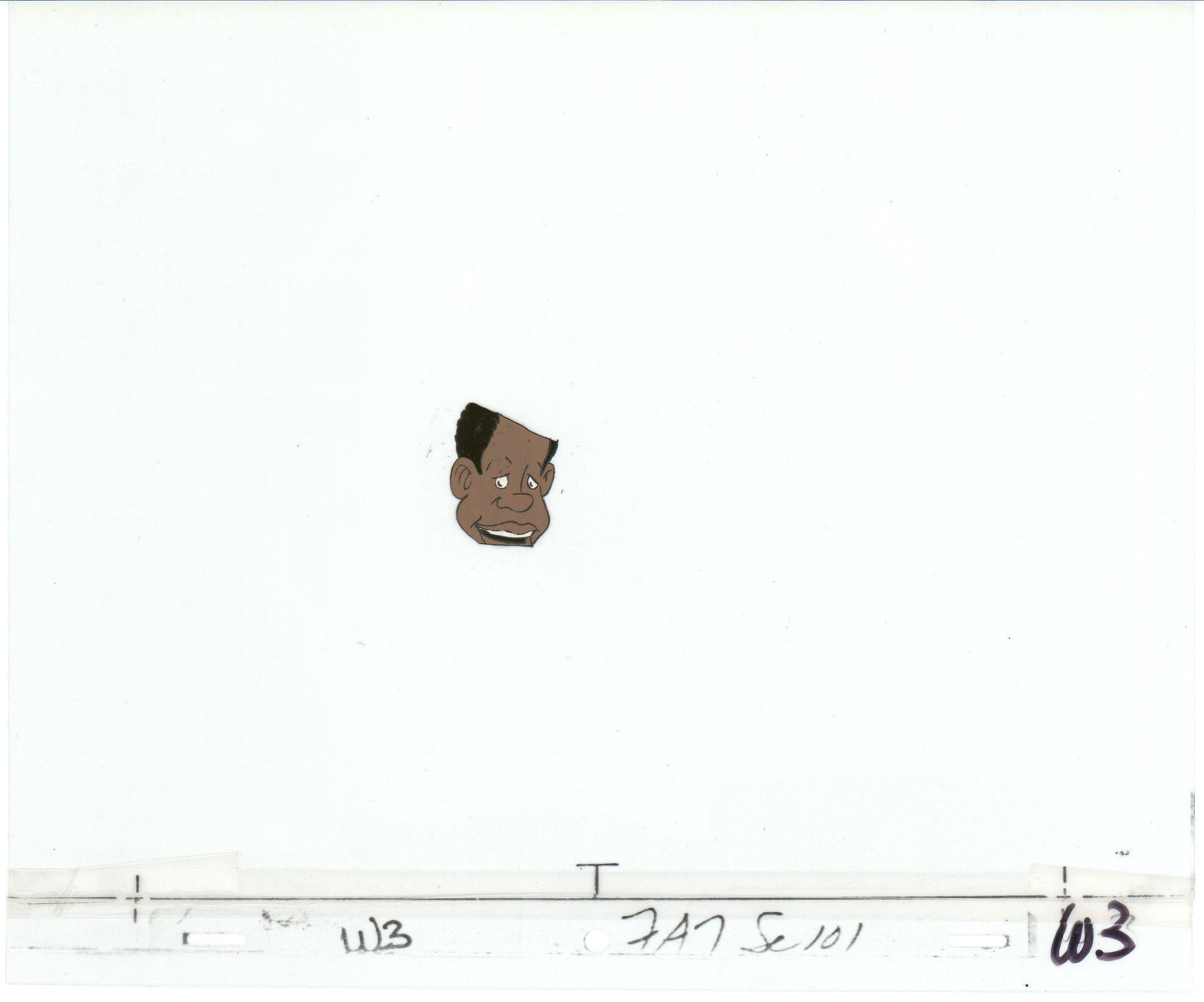 Fat Albert & the Gang Production Animation Cel Used to Make the Filmation Cartoon 1972-75 b2006