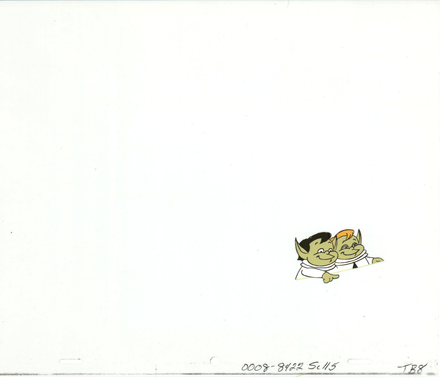 THE JETSONS Aliens Production Animation Art Cel Hanna Barbera b3131