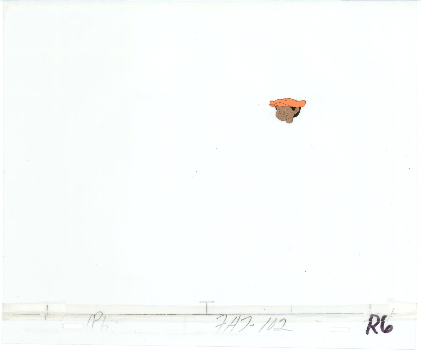 Fat Albert & the Gang Production Animation Cel Used to Make the Filmation Cartoon 1972-75 b2028