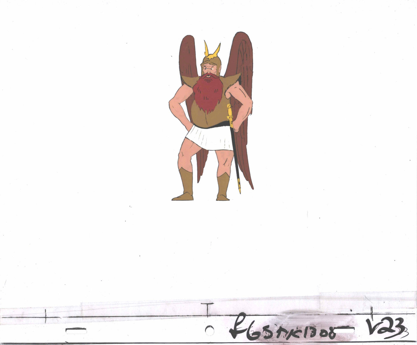 Flash Gordon Prince Vultan Filmation Production Animation Art Cel v23a