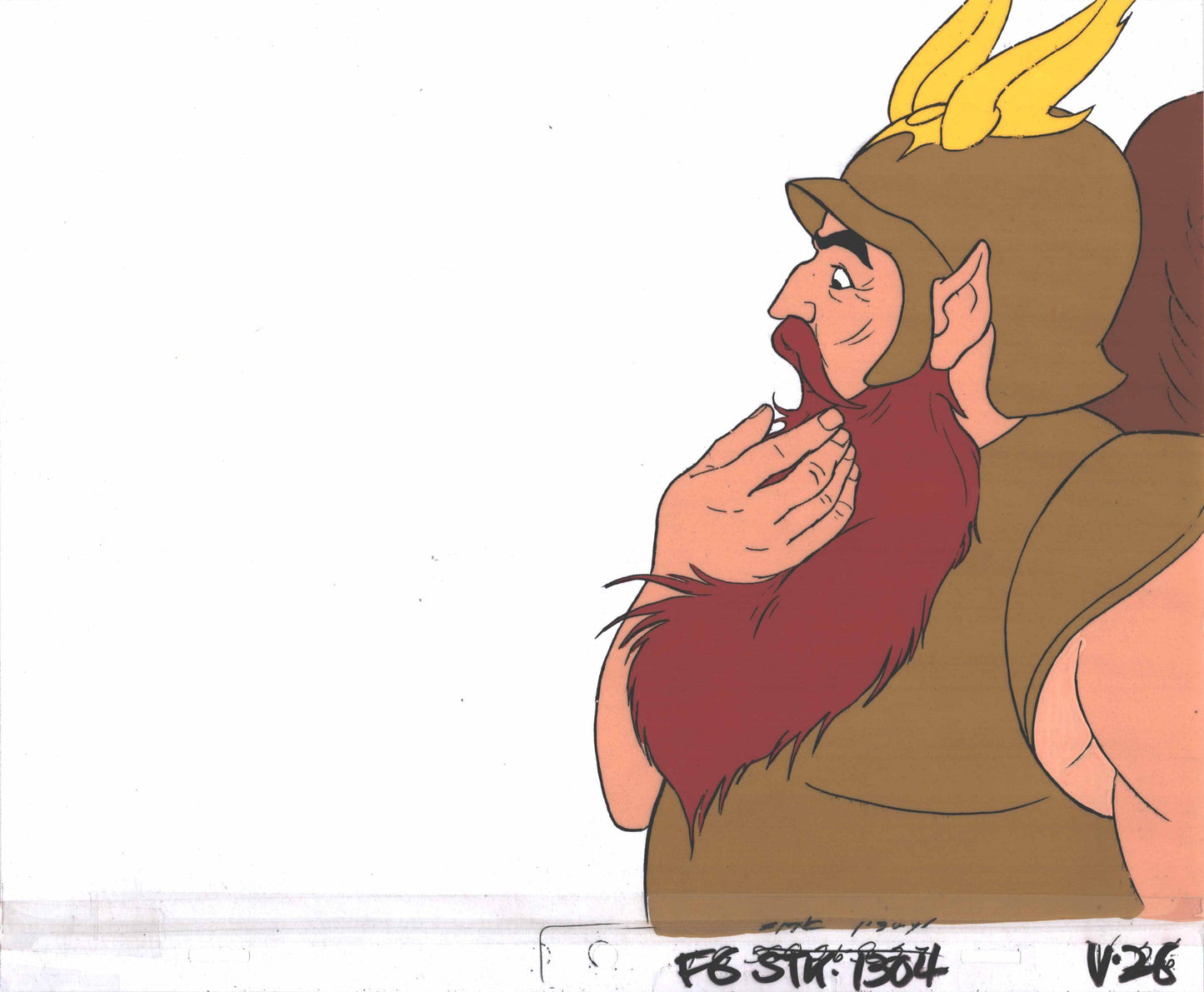 Flash Gordon Prince Vultan Filmation Production Animation Art Cel v28a