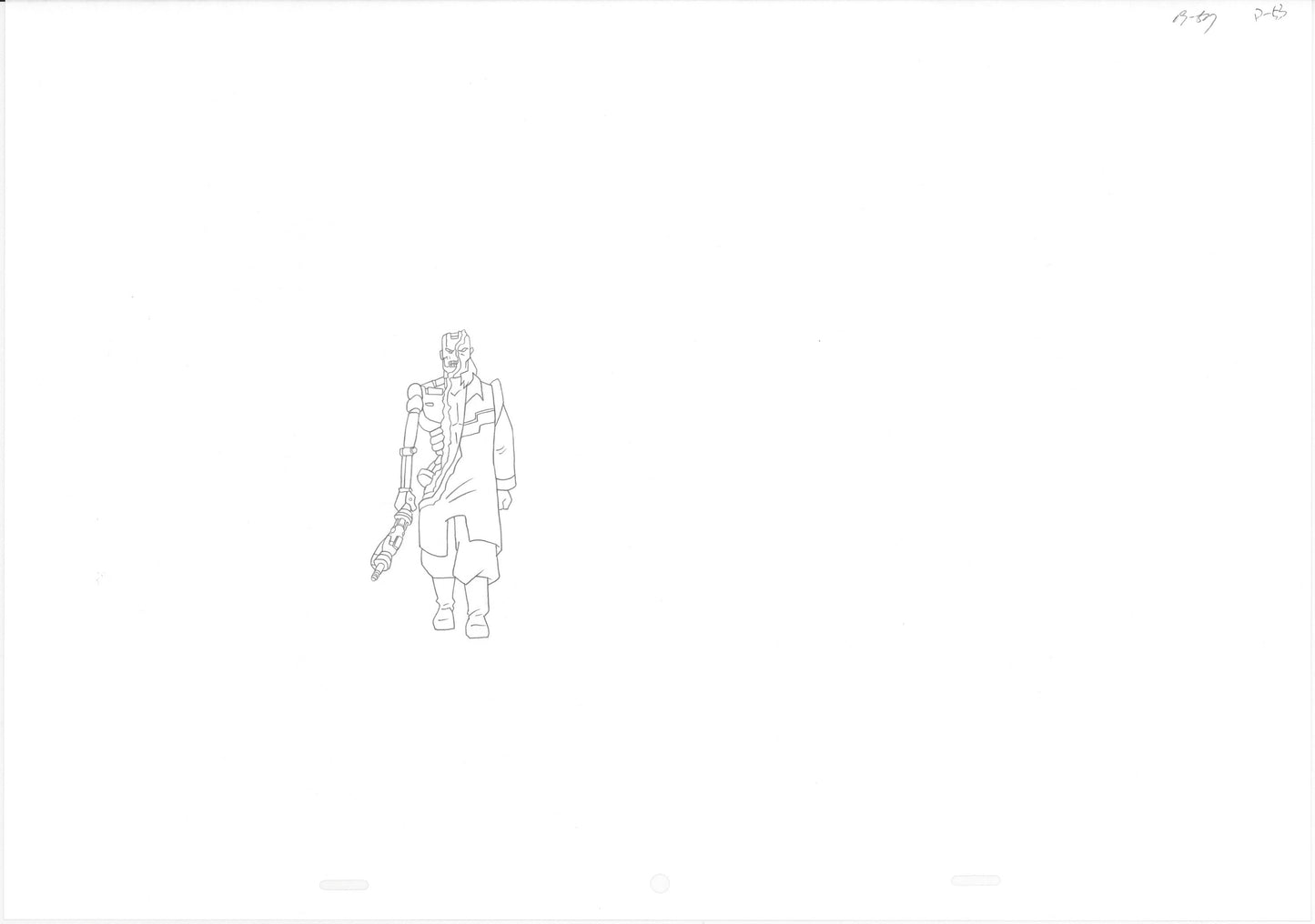 Heavy Metal 2000 FAKK2 Original Production Animation Cel Drawing B3140