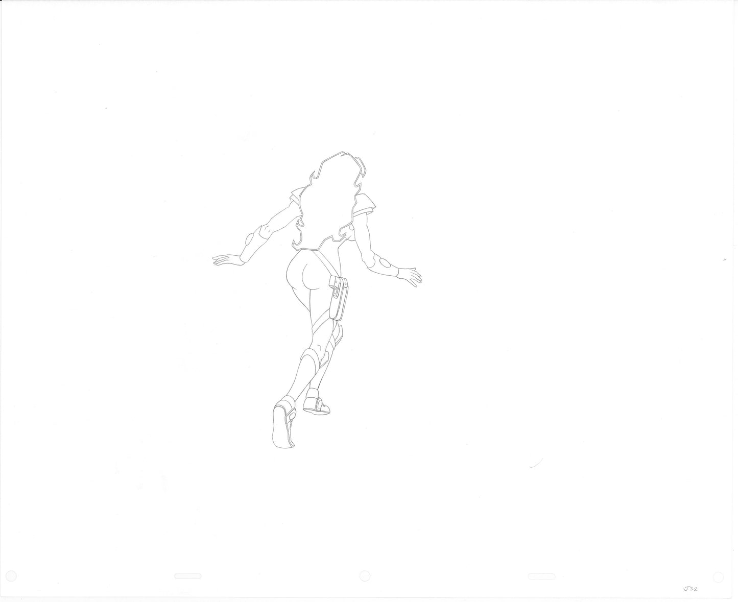 Heavy Metal 2000 FAKK2 Original Production Animation Cel Drawing B3143