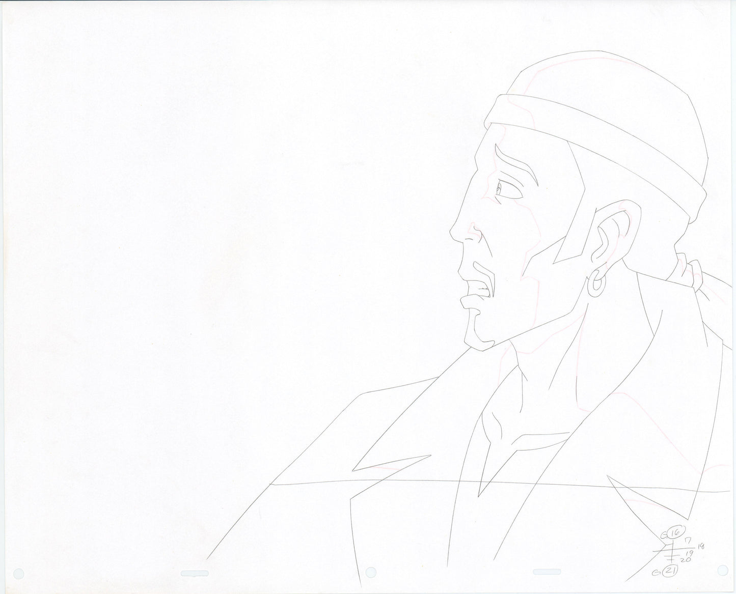 Heavy Metal 2000 FAKK2 Original Production Animation Cel Drawing B3147