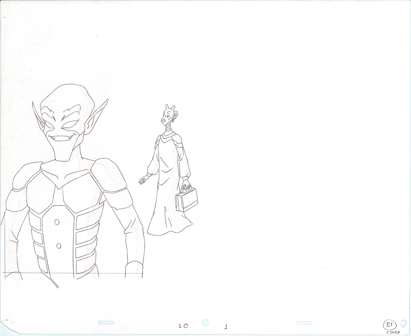 Heavy Metal 2000 FAKK2 Original Production Animation Cel Drawing B3152