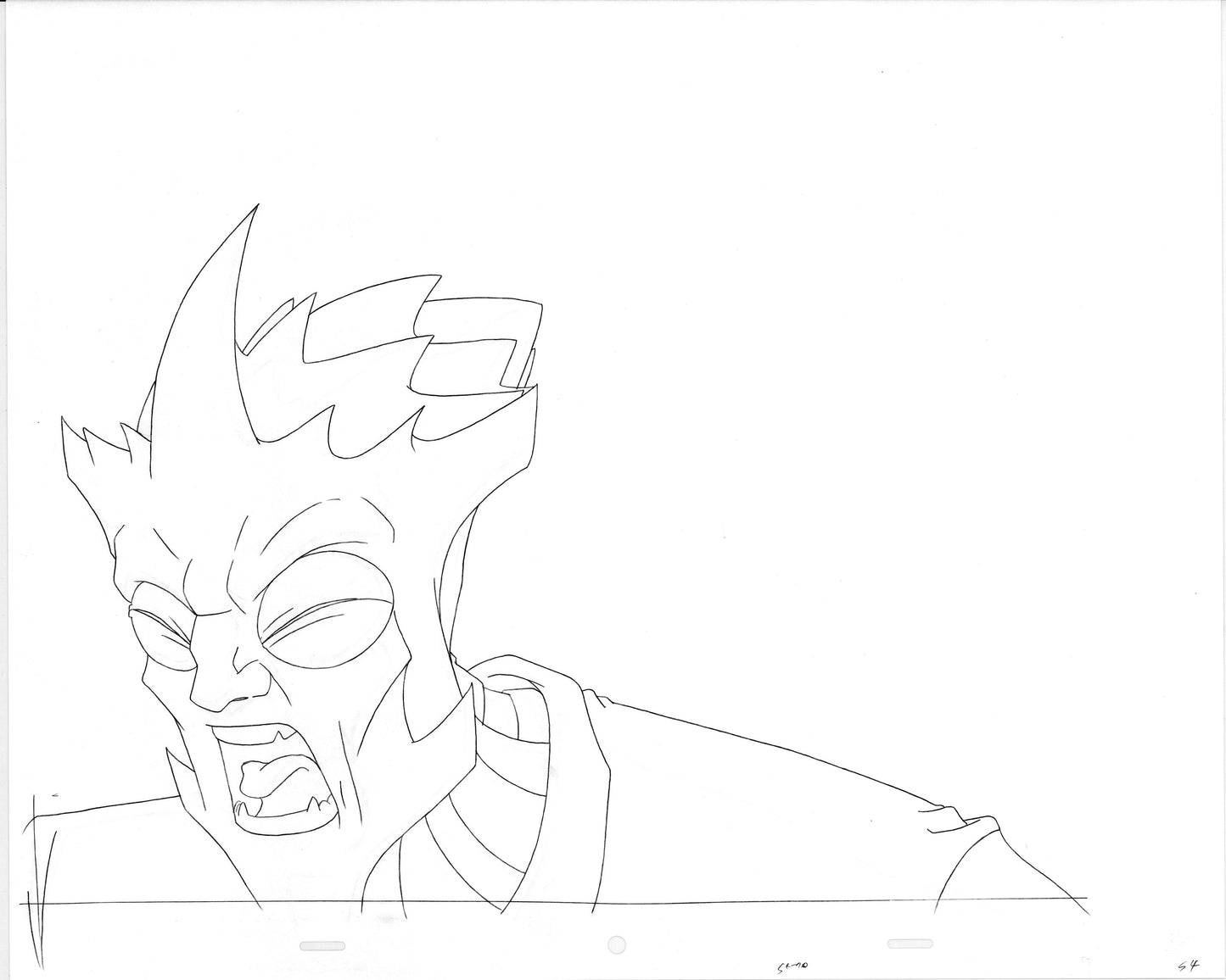 Heavy Metal 2000 FAKK2 Original Production Animation Cel Drawing B3155