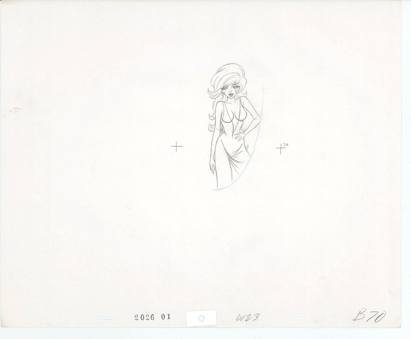 Rock Odyssey original production animation cel drawing Hanna-Barbera 1987 B3121