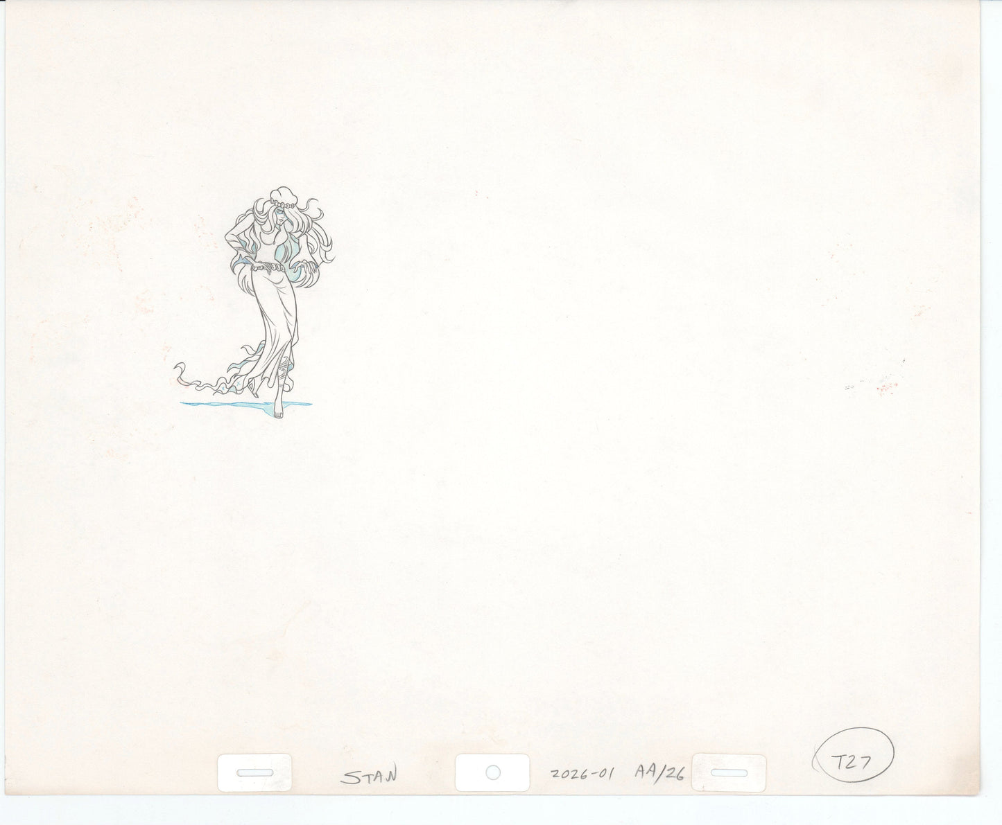Rock Odyssey original production animation cel drawing Hanna-Barbera 1987 B3135