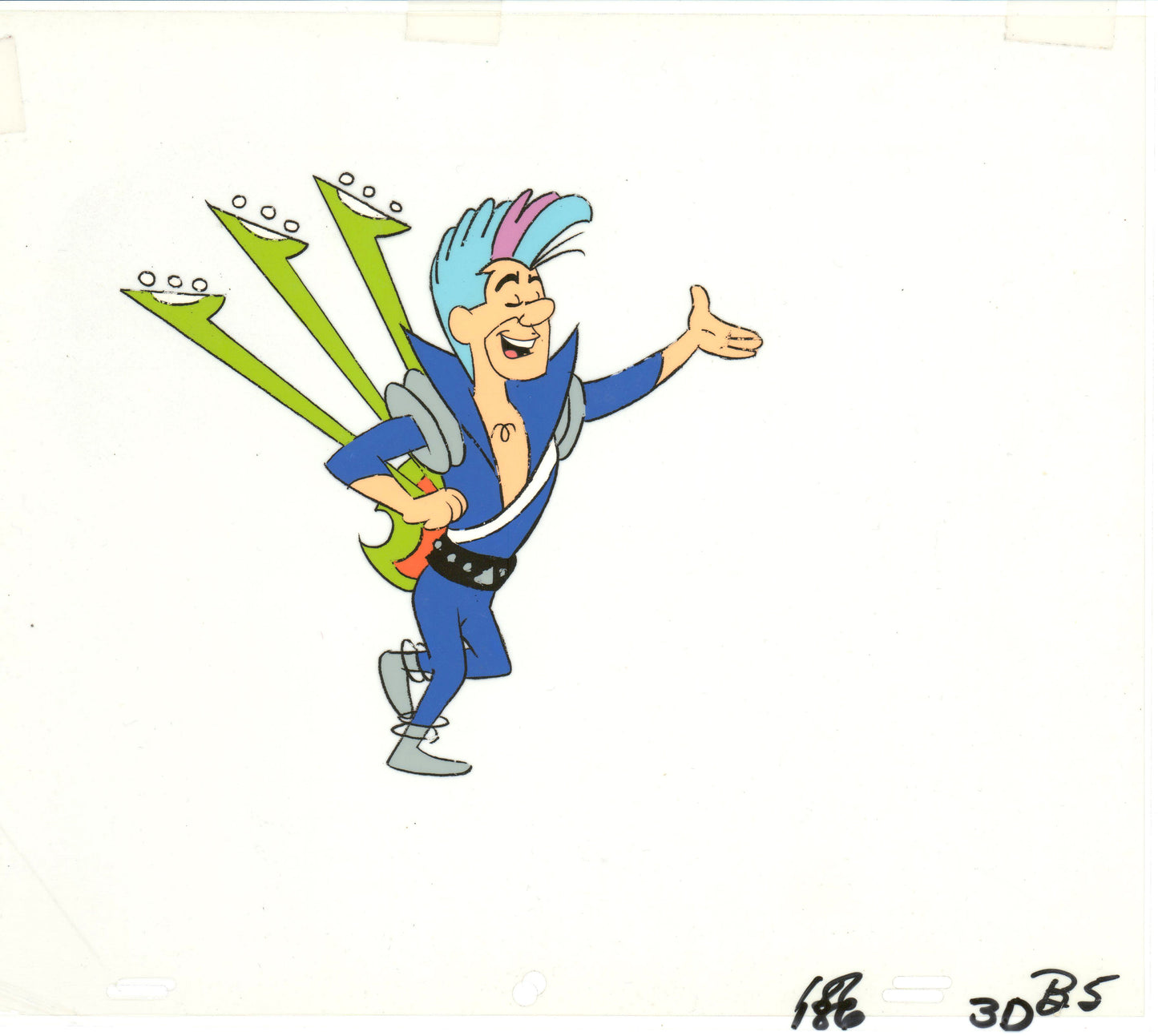 THE JETSONS Rocker Production Animation Art Cel Hanna Barbera b3136