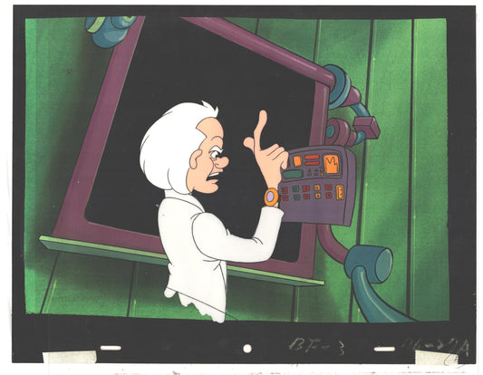 Back to the Future Original Production Animation Cel Universal Cartoon 1991-2 b3mb1