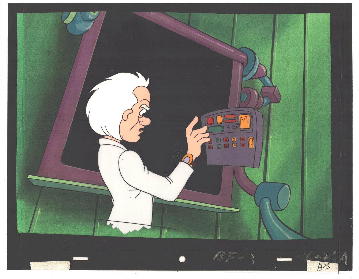 Back to the Future Original Production Animation Cel Universal Cartoon 1991-2 b3-b-5
