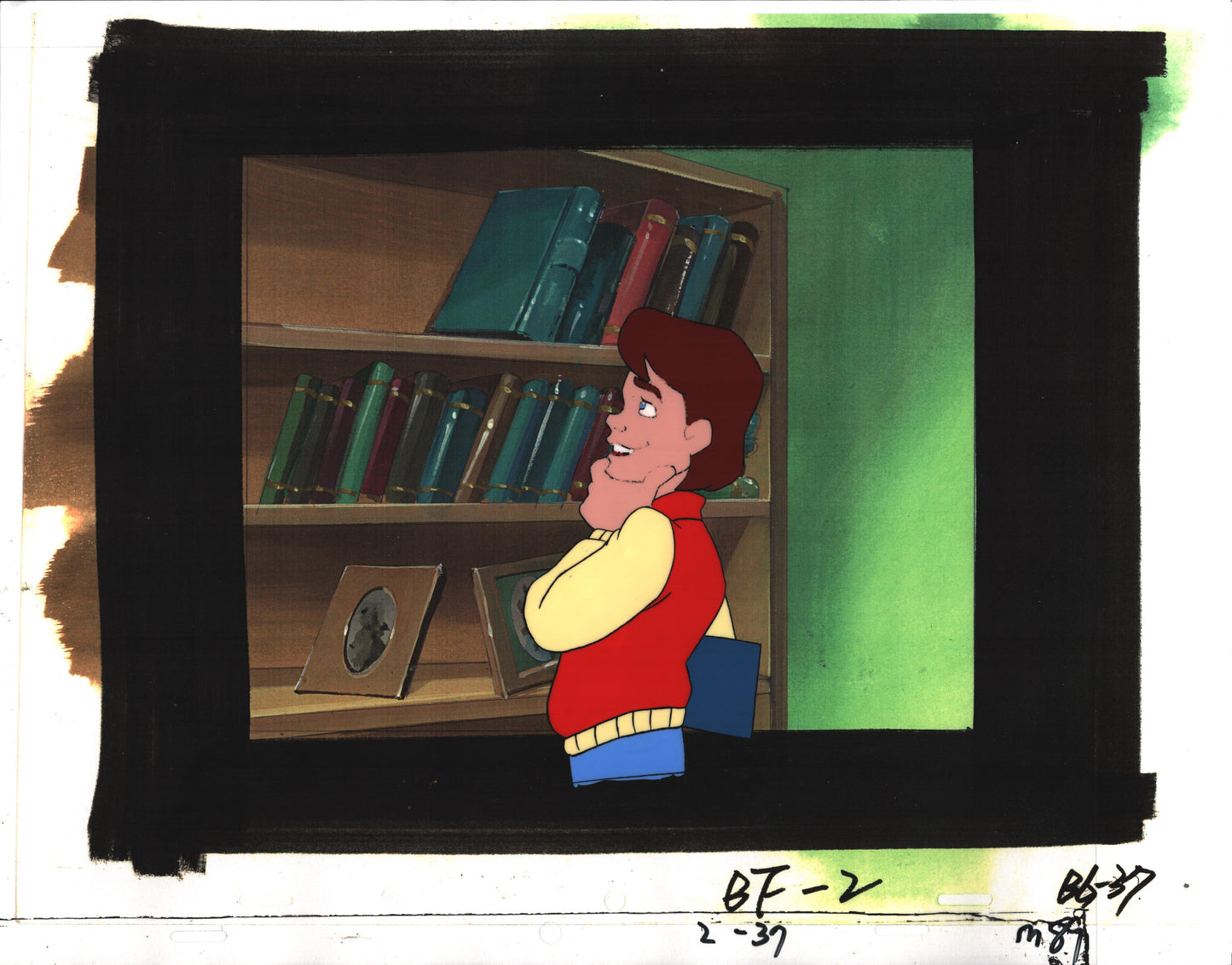 Back to the Future Original Production Animation Cel Universal Cartoon 1991-2 b3-m-89