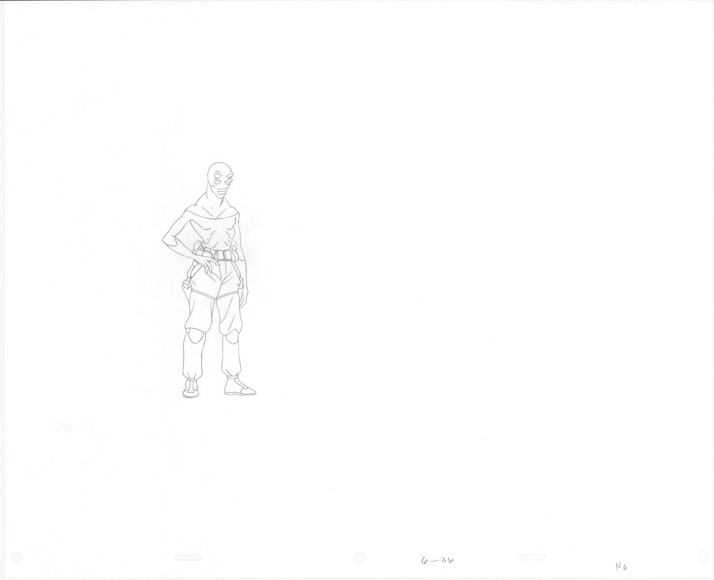 Heavy Metal 2000 FAKK2 Original Production Animation Cel Drawing B3150