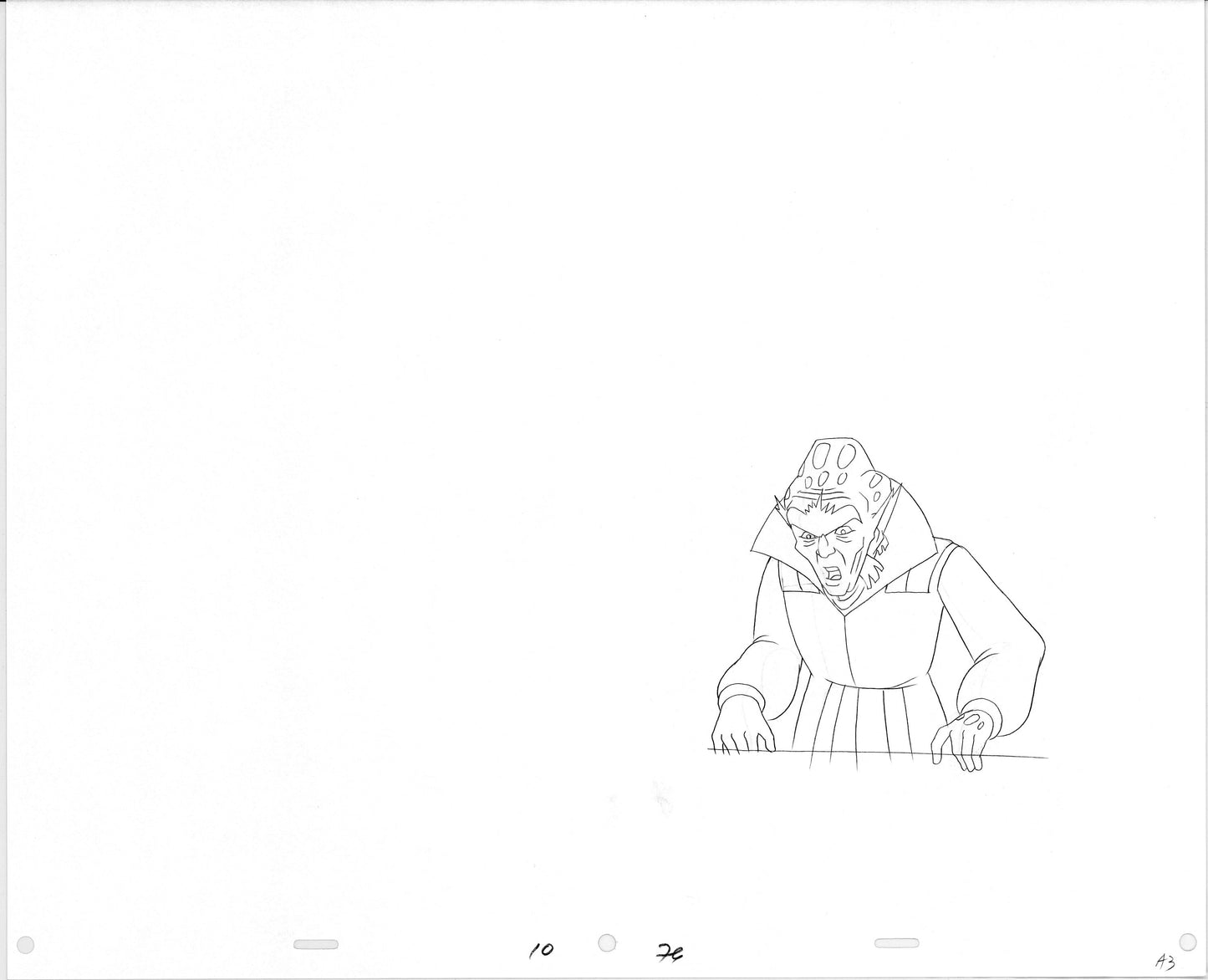 Heavy Metal 2000 FAKK2 Original Production Animation Cel Drawing B3151