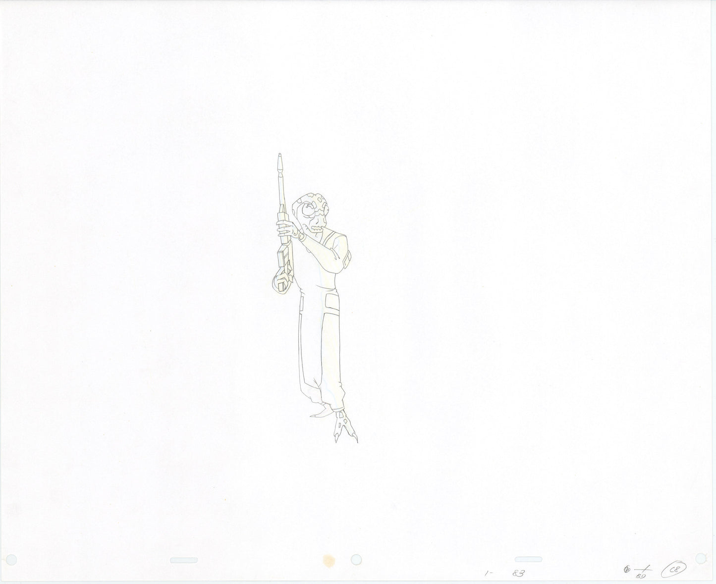 Heavy Metal 2000 FAKK2 Original Production Animation Cel Drawing B3153