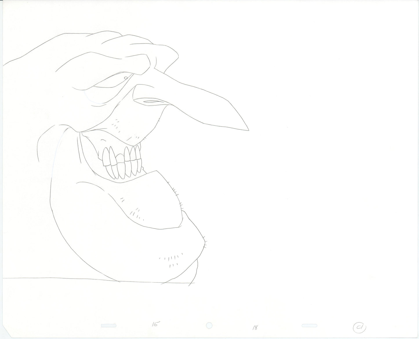 Heavy Metal 2000 FAKK2 Original Production Animation Cel Drawing B3159