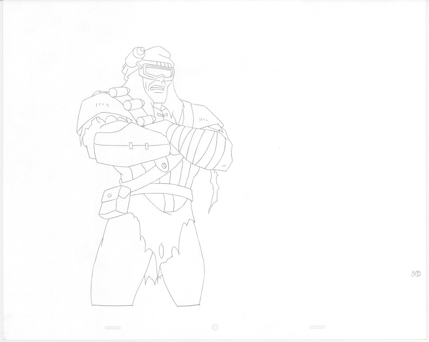 Heavy Metal 2000 FAKK2 Original Production Animation Cel Drawing B3163
