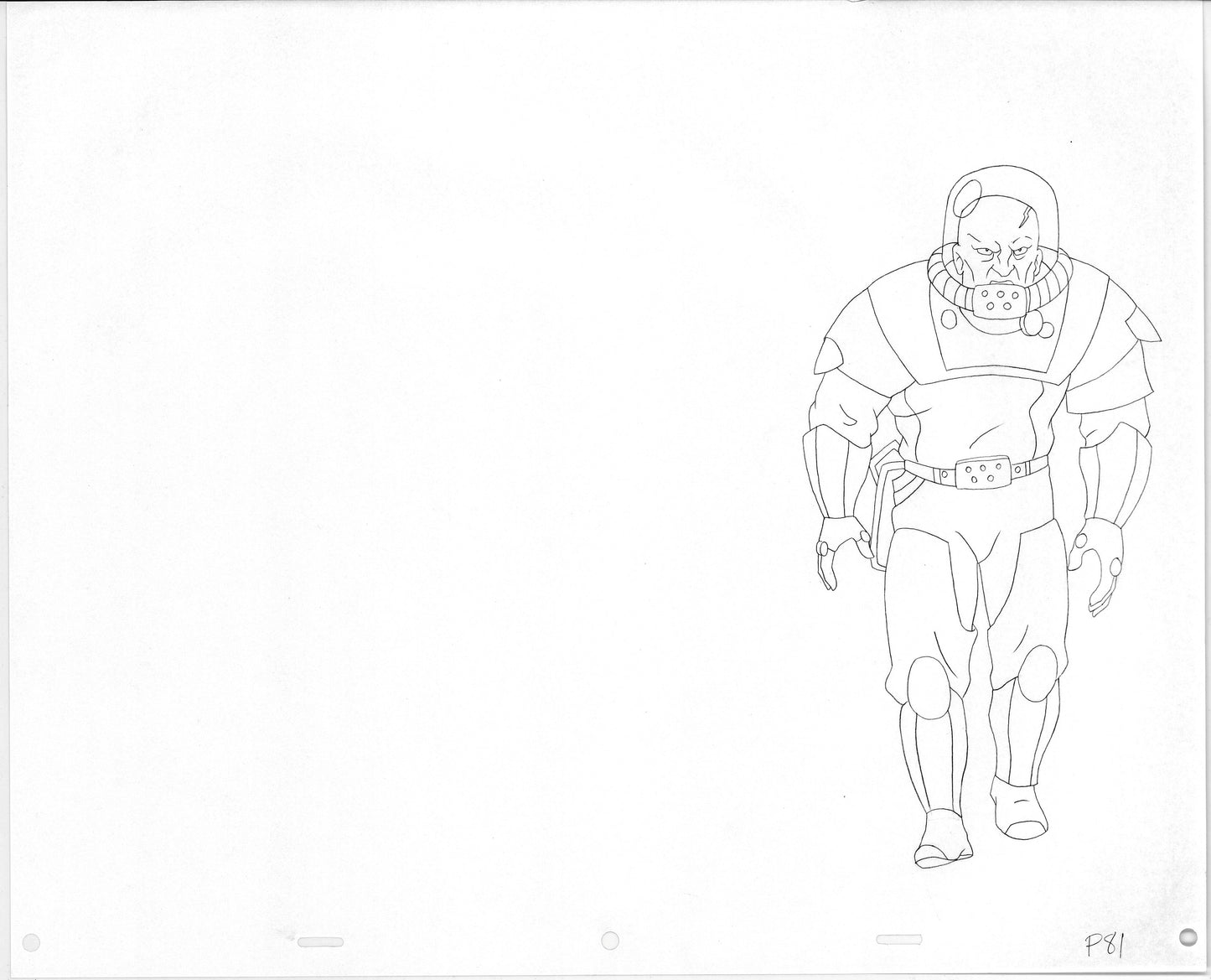 Heavy Metal 2000 FAKK2 Original Production Animation Cel Drawing B3165