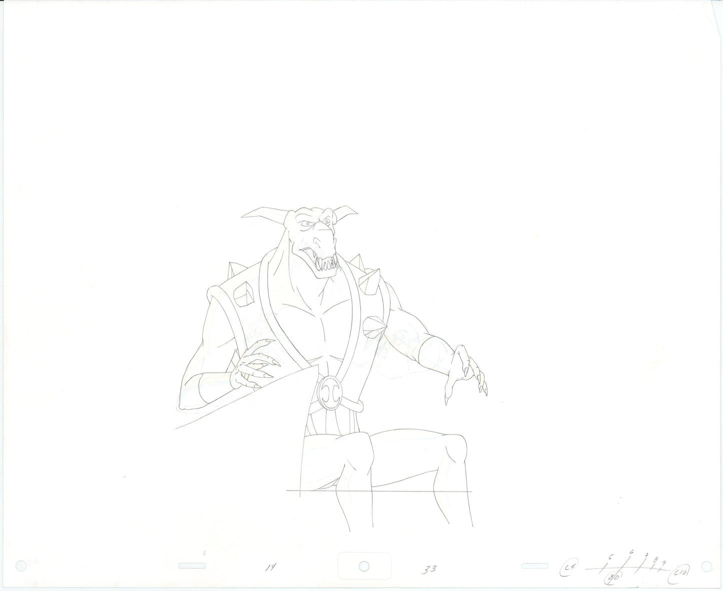 Heavy Metal 2000 FAKK2 Original Production Animation Cel Drawing B3168
