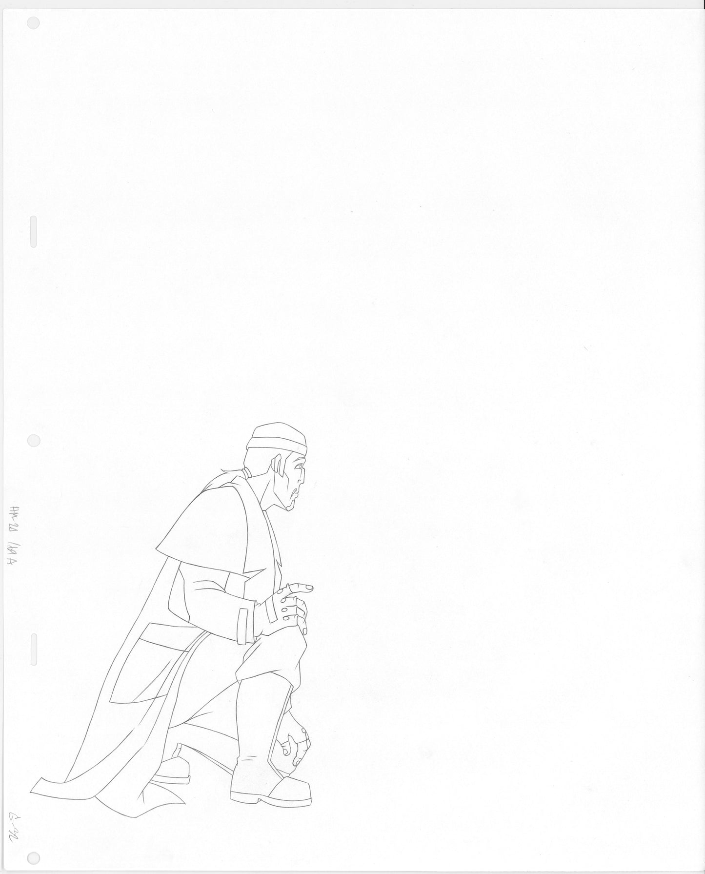 Heavy Metal 2000 FAKK2 Original Production Animation Cel Drawing B3169