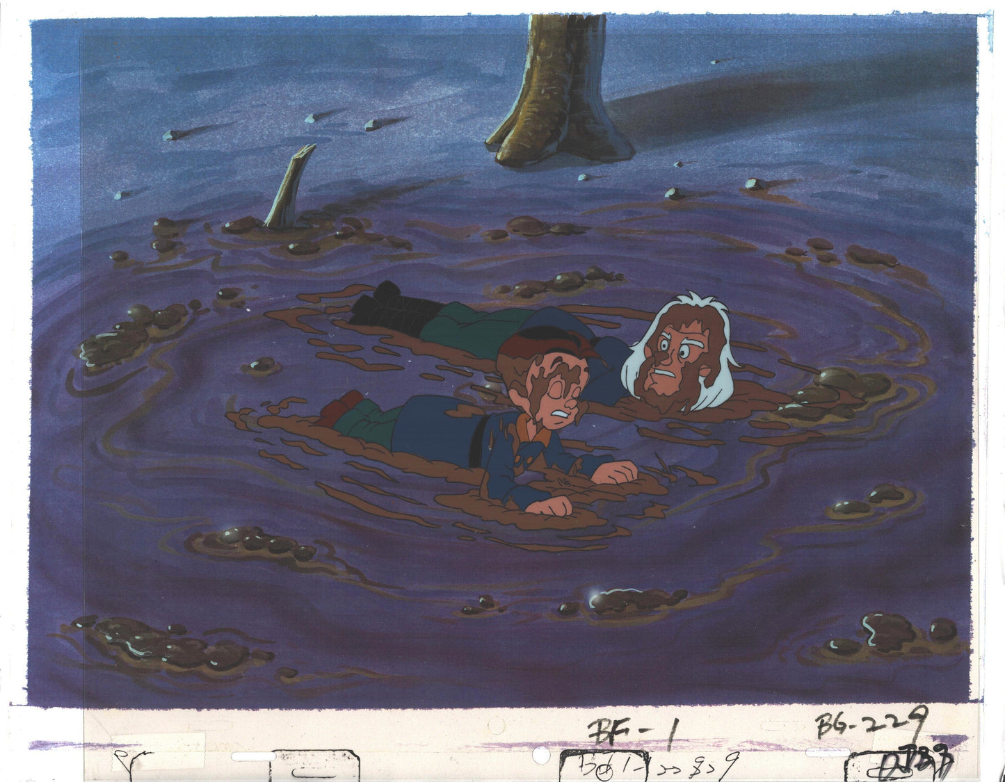 Back to the Future Original Production Animation Cel Universal Cartoon 1991-2 b3g229a