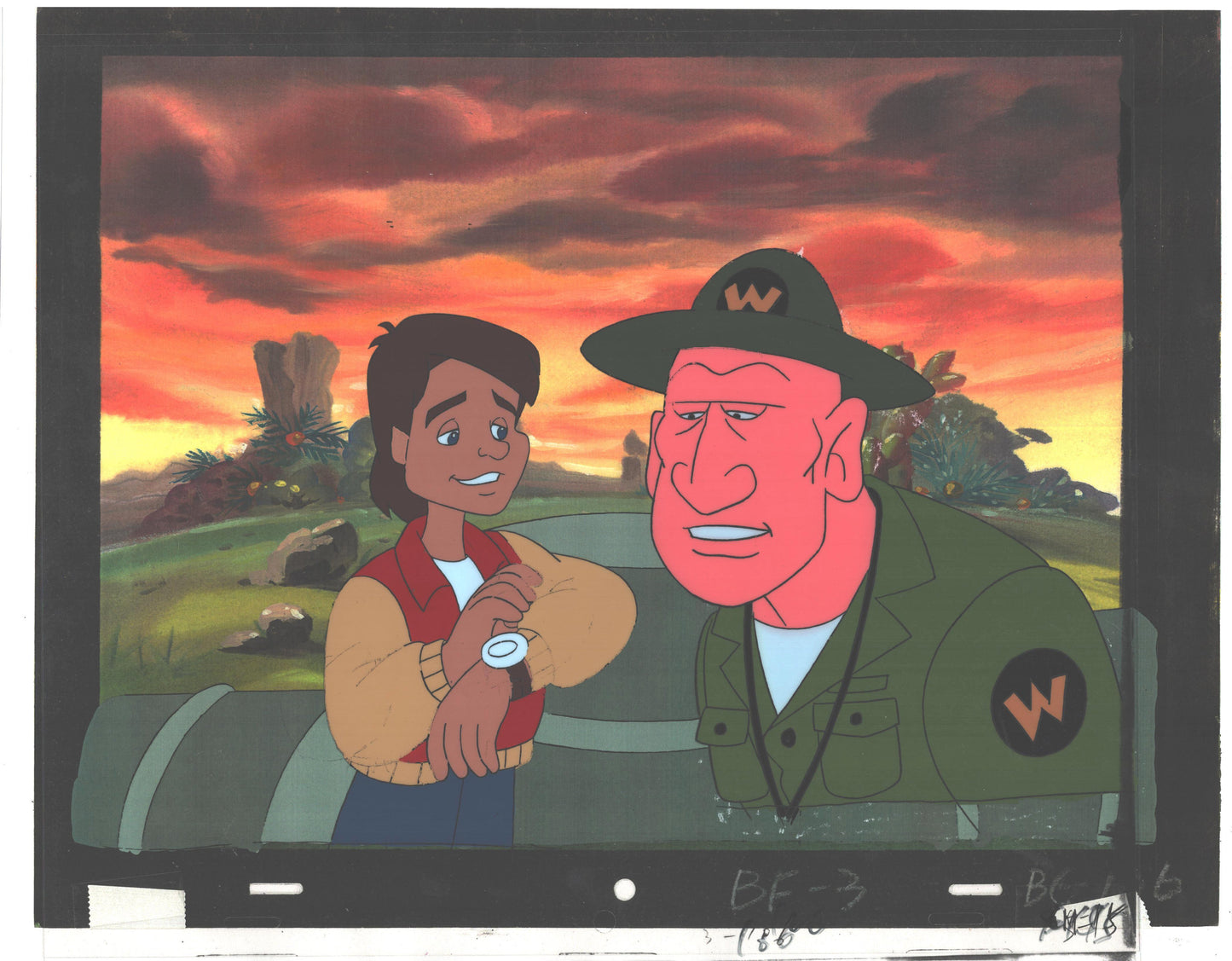 Back to the Future Original Production Animation Cel Universal Cartoon 1991-2 b3mm-15