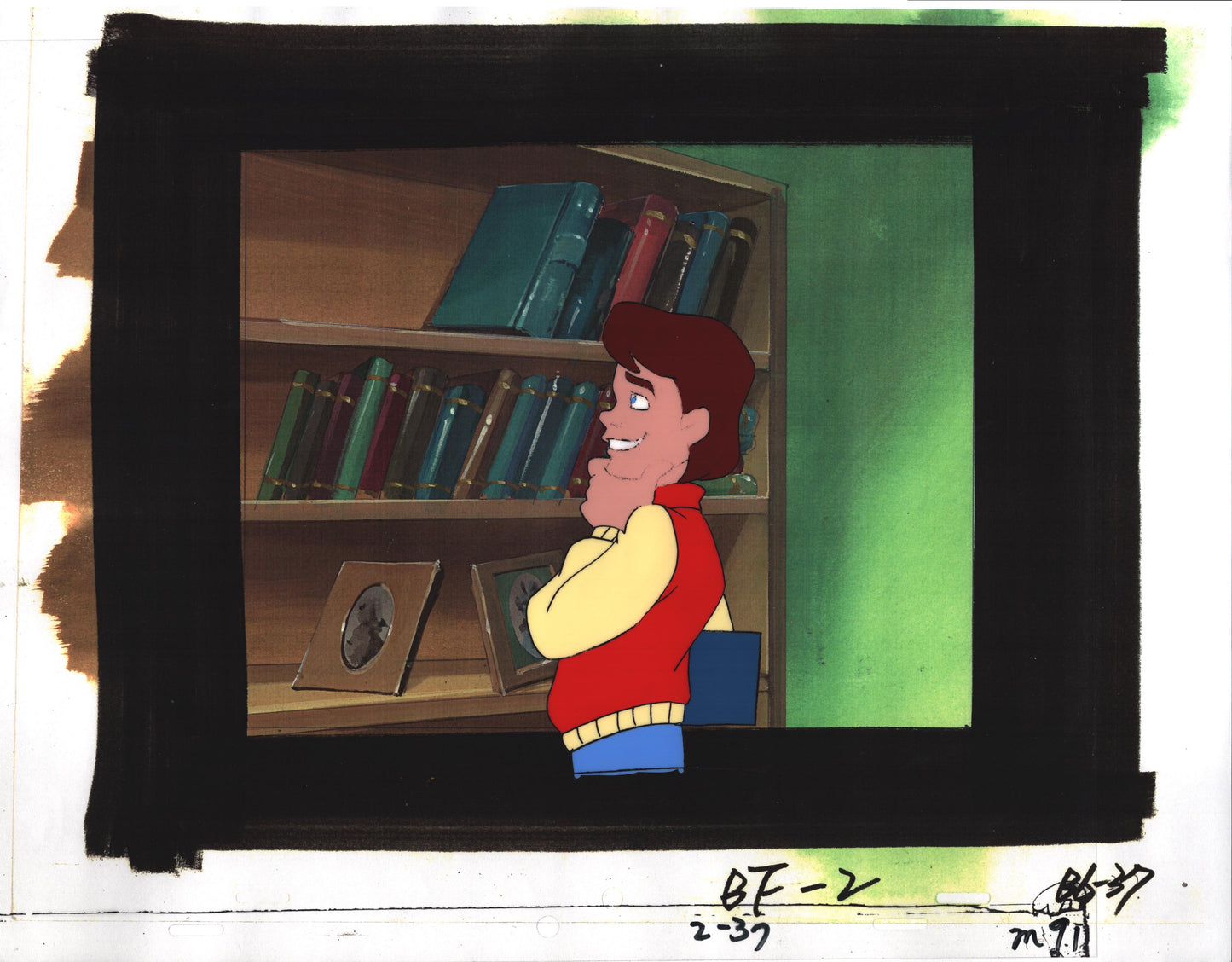 Back to the Future Original Production Animation Cel Universal Cartoon 1991-2 b3-m-91