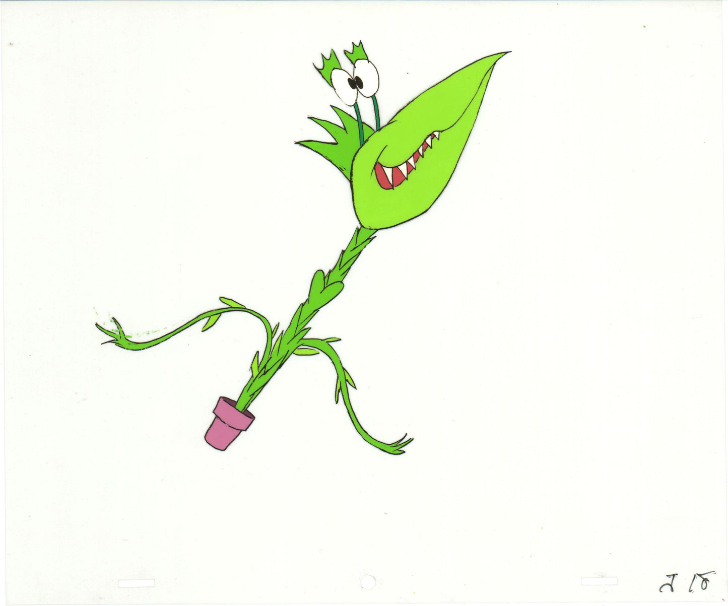 Little Shop of Horrors Junior Monster from Marvel Original Production Animation Cel 1991 b5600