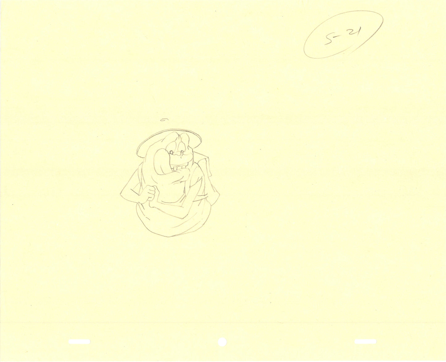 Real Ghostbusters Slimer DIC Production Animation Cel Drawing 1986-1991 1029